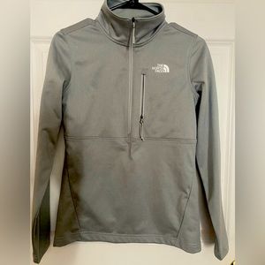 North Face zip up for winter layering